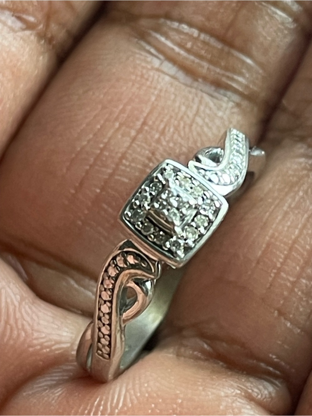 Real Diamonds Sterling Silver Ring